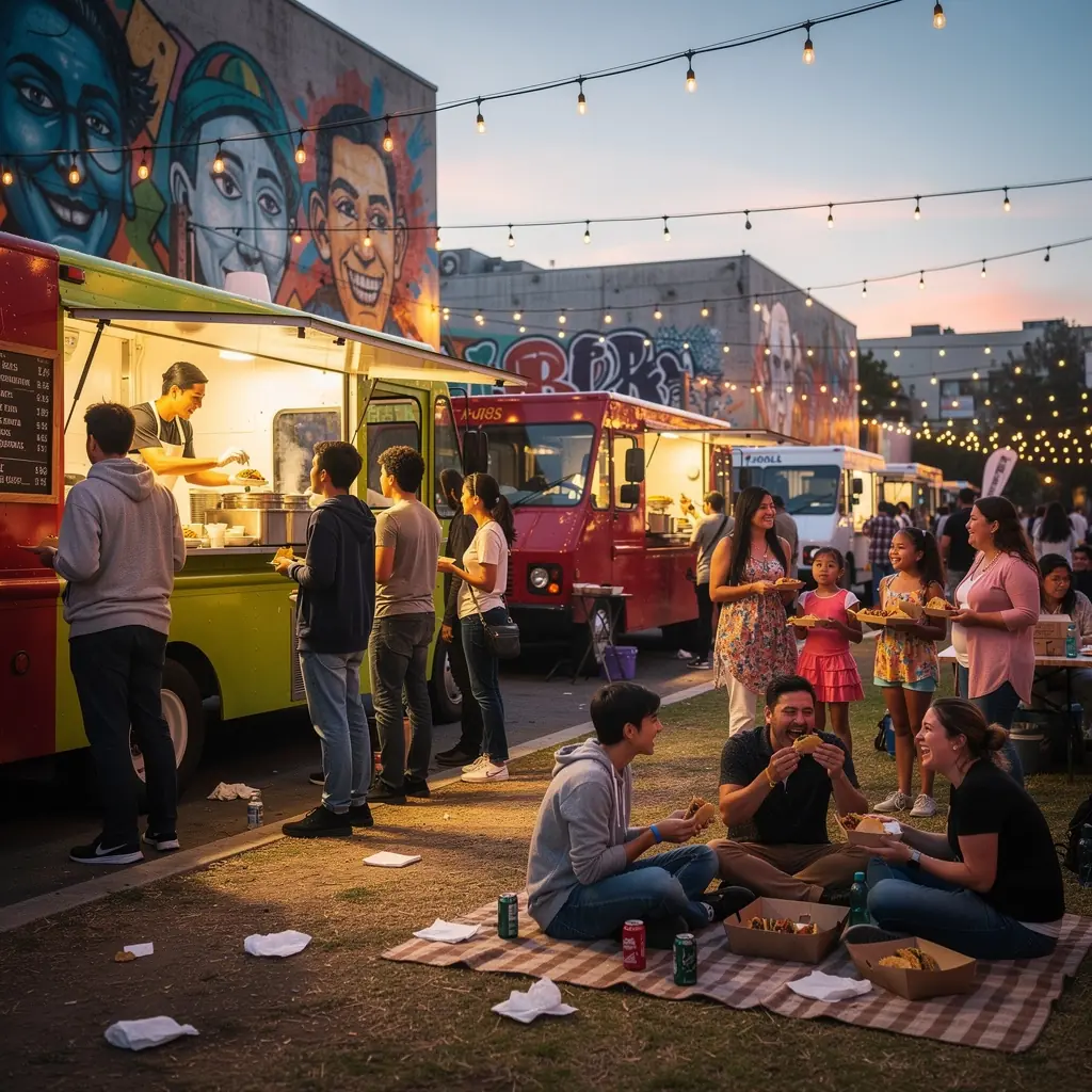 Urokliwa kawiarnia z widokiem na rynek, gdzie można spróbować lokalnych potraw.